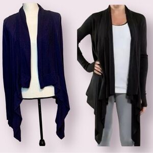 Lululemon Express Yourself Waterfall Cardigan Open Front Bamboo Cashmere Size 2